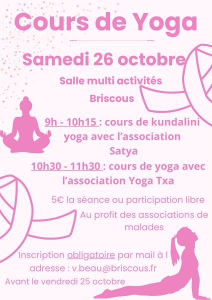 Cours de yoga