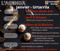 Agenda Janvier